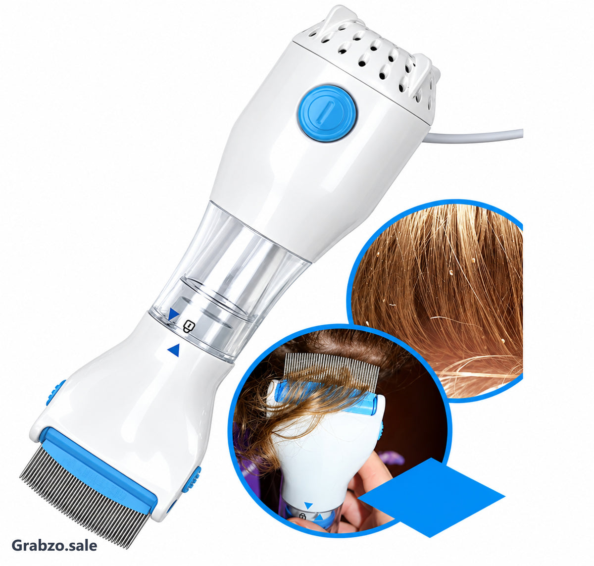 Electric Head Lice Comb – Chemical-Free Lice & Nit Remover