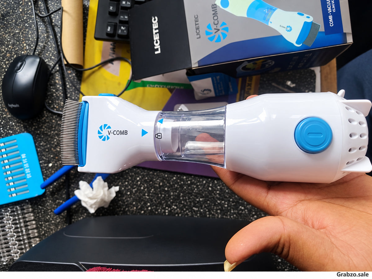 Electric Head Lice Comb – Chemical-Free Lice & Nit Remover